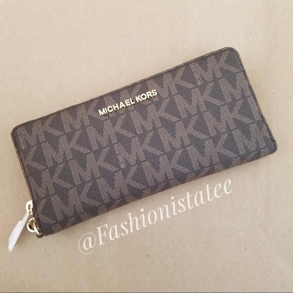 NWT MICHAEL KORS JET SET LARGE TOTE SET WALLET BAG - Picture 5 of 8